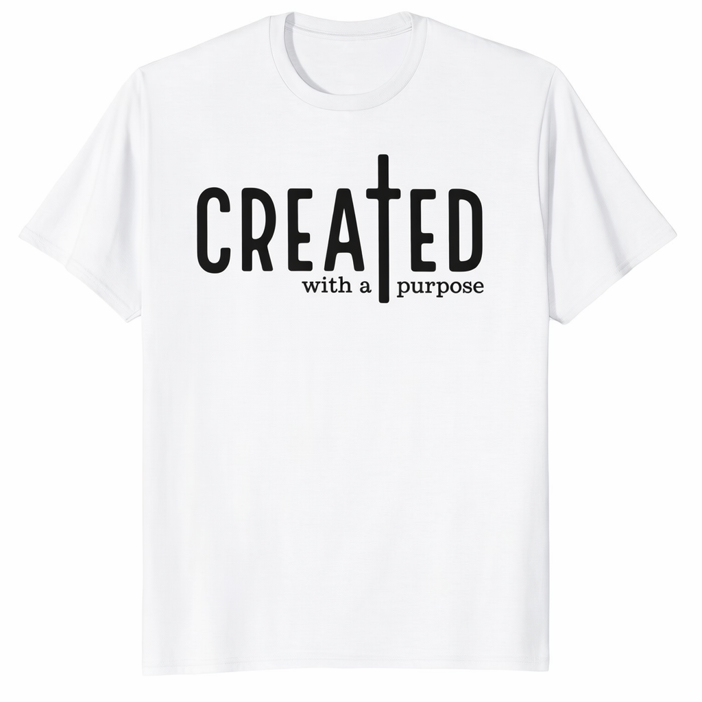 Created with a purpose T-shirt