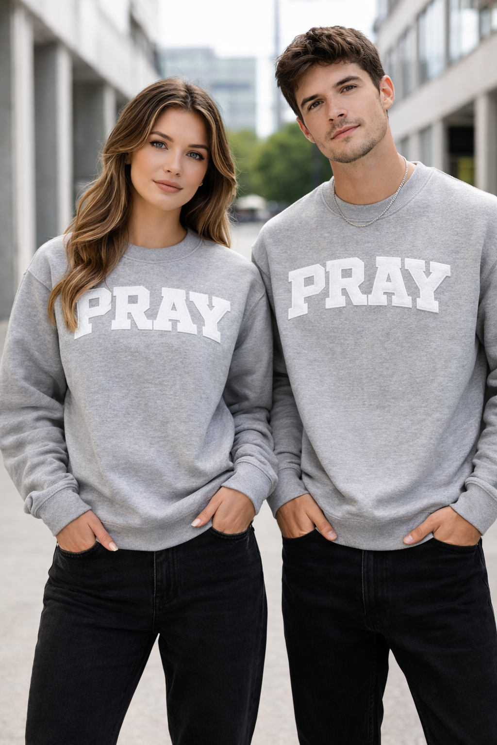 PRAY crew neck