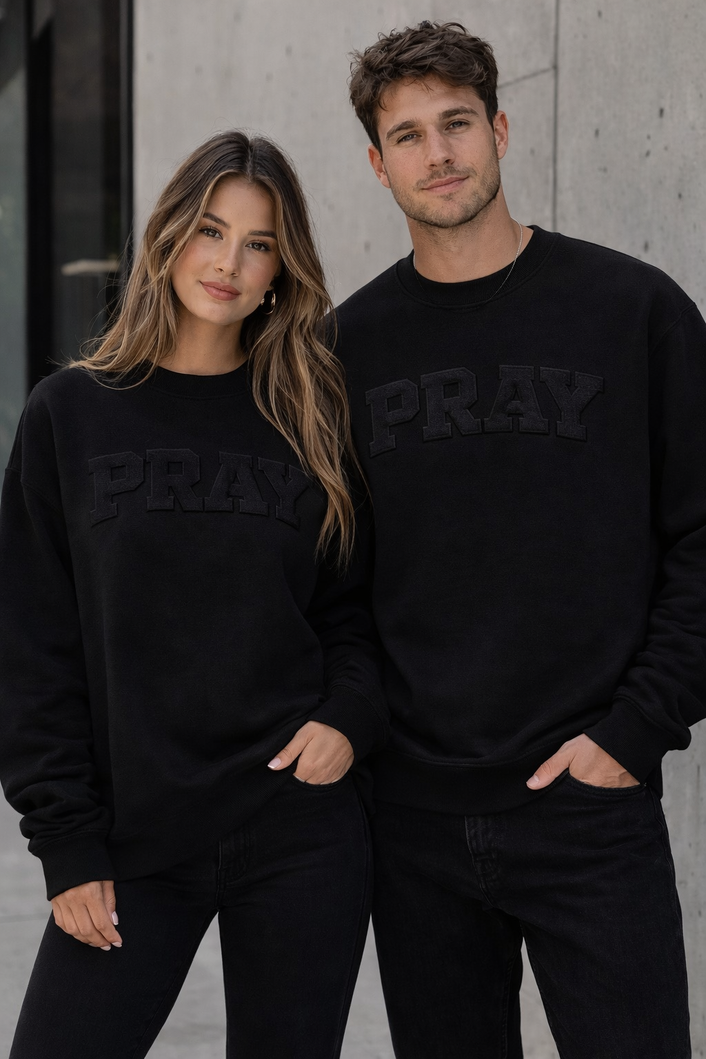 Pray Crew neck